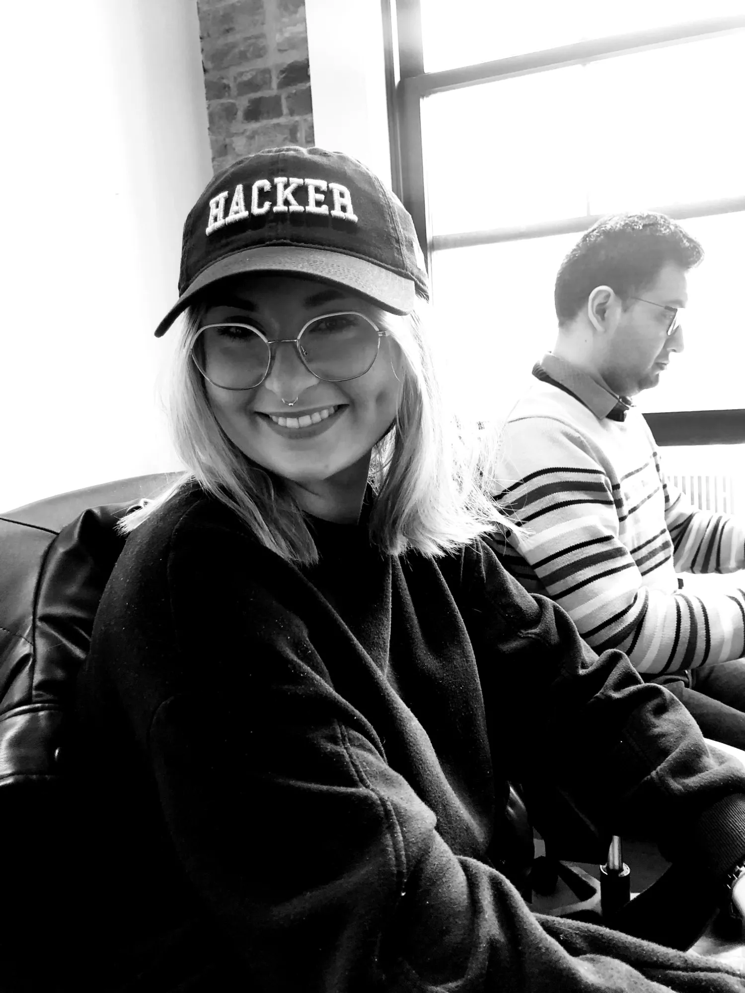 Smiles in the studio lounge